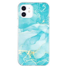 IMD Marble Pattern TPU Phone Case, For iPhone 13 mini, For iPhone 13, For iPhone 13 Pro, For iPhone 13 Pro Max, For iPhone 12 mini