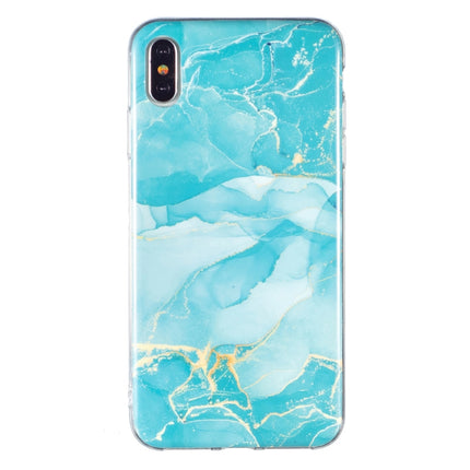 IMD Marble Pattern TPU Phone Case, For iPhone XS Max
