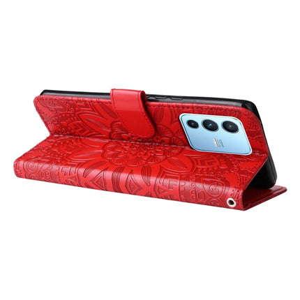 Embossed Sunflower Leather Phone Case, For vivo S12 Pro / V23 Pro, For vivo S12 / V23 5G, For vivo Y15s 2021 / Y15a / Y10 4G, For vivo Y20