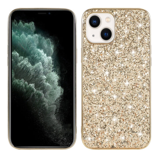 Glitter Powder TPU Phone Case, For iPhone 14, For iPhone 14 Plus, For iPhone 14 Pro, For iPhone 14 Pro Max