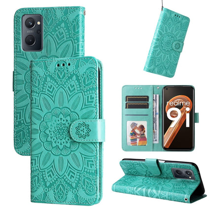 Embossed Sunflower Leather Phone Case, For OPPO Realme GT Neo3, For OPPO Realme 9i / A36 4G / A76 4G, For OPPO Reno7 4G / F21 Pro, For OPPO Reno7 Pro 5G