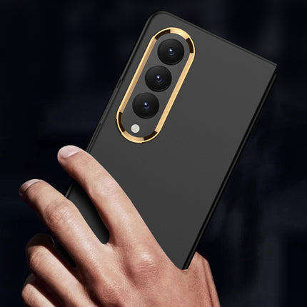 GKK Ultra-thin Electroplating Lens Frame Phone Case, For Samsung Galaxy Z Fold4