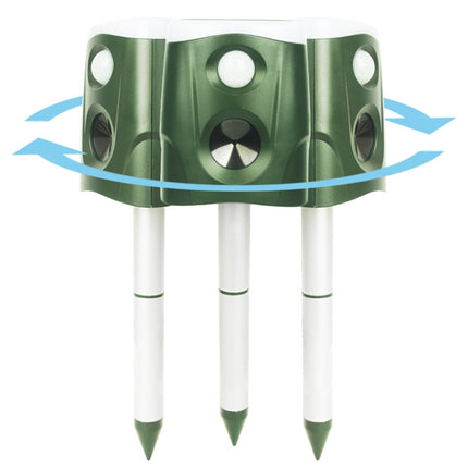 SJZ026 360 Degree Ultrasonic Solar Energy Outdoor Animal Repellent