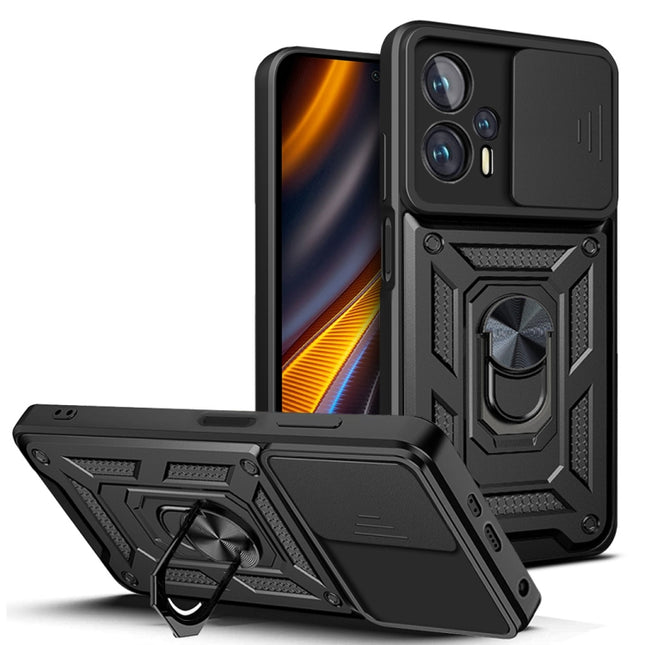 Sliding Camera Design TPU + PC Phone Case, For Xiaomi Poco X4 GT, For Xiaomi 12 Lite