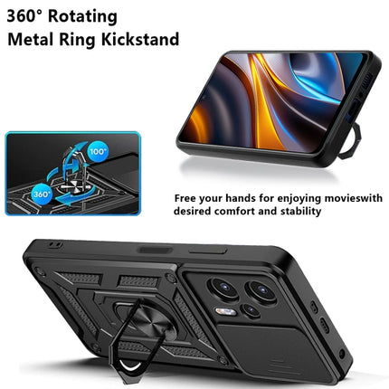 Sliding Camera Design TPU + PC Phone Case, For Xiaomi Poco X4 GT, For Xiaomi 12 Lite