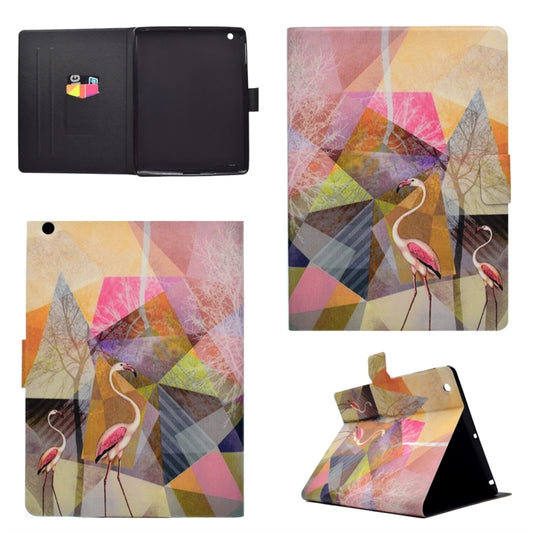 Funda de cuero con tapa horizontal para iPad 5/6 con soporte, ranura para tarjetas y función de suspensión/activación, para iPad 5/6