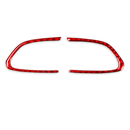 Car Carbon Fiber Steering Wheel Buttons Decorative Sticker for Infiniti Q50 2014-2020 / Q60 / QX60, Steering Wheel Buttons(Black), Steering Wheel Buttons(Red)