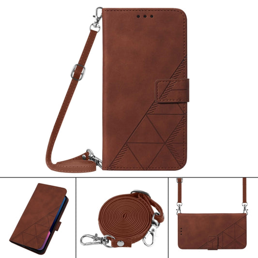 Crossbody 3D Embossed Flip Leather Phone Case, For iPhone 14, For iPhone 14 Plus, For iPhone 14 Pro, For iPhone 14 Pro Max