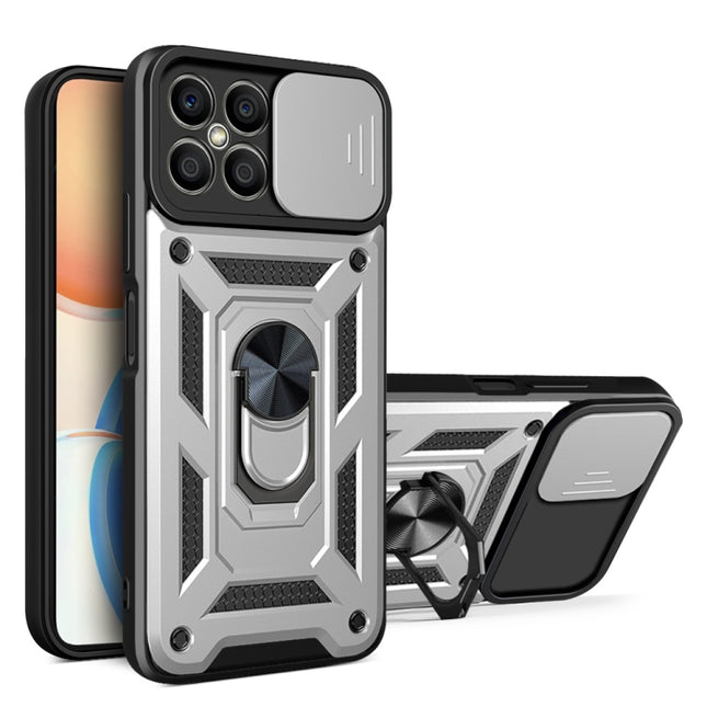 Sliding Camera Design TPU + PC Phone Case, For Honor X8, For Honor X9 5G/X9 4G, For OPPO A77/A57