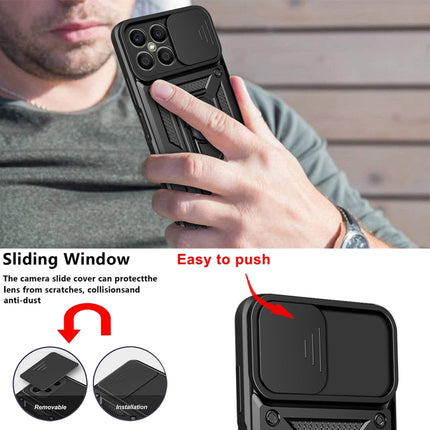Sliding Camera Design TPU + PC Phone Case, For Honor X8, For Honor X9 5G/X9 4G, For OPPO A77/A57