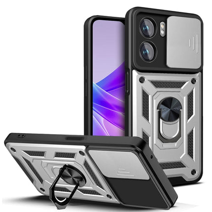 Sliding Camera Design TPU + PC Phone Case, For Honor X8, For Honor X9 5G/X9 4G, For OPPO A77/A57