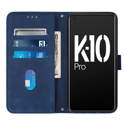 Crossbody 3D Embossed Flip Leather Phone Case, For OPPO K10 Pro 5G, For OPPO Reno8, For OPPO Reno8 Pro, For OPPO Reno8 Pro+