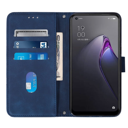 Crossbody 3D Embossed Flip Leather Phone Case, For OPPO Reno8, For OPPO Reno8 Pro, For OPPO Reno8 Pro+, For OnePlus Nord 2T