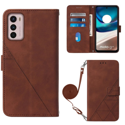 Crossbody 3D Embossed Flip Leather Phone Case, For Motorola Moto G42, For Xiaomi Redmi Note 11T Pro, For Motorola Moto G52j 5G, For Xiaomi Poco M4 5G