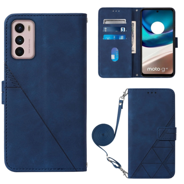 Crossbody 3D Embossed Flip Leather Phone Case, For Motorola Moto G42, For Xiaomi Redmi Note 11T Pro, For Motorola Moto G52j 5G, For Xiaomi Poco M4 5G
