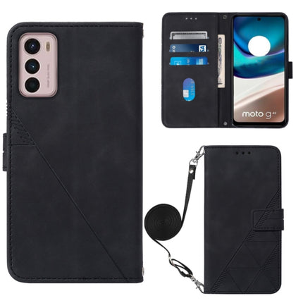 Crossbody 3D Embossed Flip Leather Phone Case, For Motorola Moto G42, For Xiaomi Redmi Note 11T Pro, For Motorola Moto G52j 5G, For Xiaomi Poco M4 5G