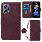 For Xiaomi Redmi Note 11T Pro / Wine Red