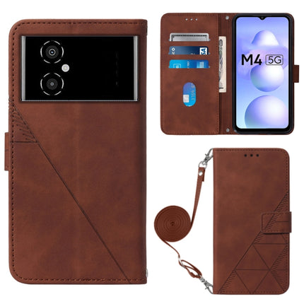 Crossbody 3D Embossed Flip Leather Phone Case, For Xiaomi Redmi Note 11T Pro, For Motorola Moto G52j 5G, For Xiaomi Poco M4 5G, For Motorola Moto E32