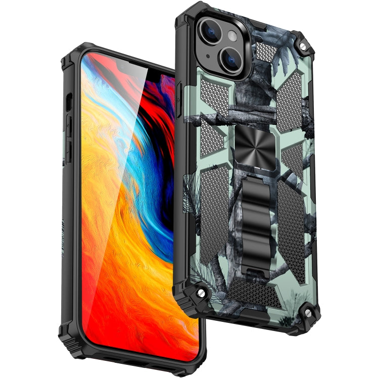 Camouflage Armor Shockproof TPU + PC Magnetic Phone Case, For iPhone 14, For iPhone 14 Plus, For iPhone 14 Pro, For iPhone 14 Pro Max