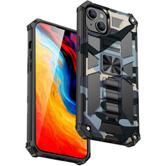 Camouflage Armor Shockproof TPU + PC Magnetic Phone Case, For iPhone 14, For iPhone 14 Plus, For iPhone 14 Pro, For iPhone 14 Pro Max