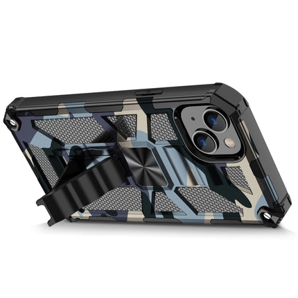 Camouflage Armor Shockproof TPU + PC Magnetic Phone Case