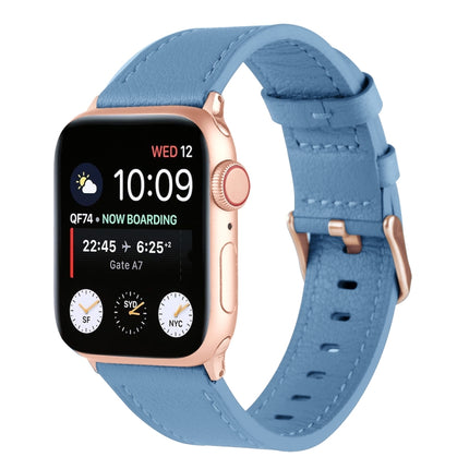Universal Genuine Leather Watch Band For Apple Watch Series, 7 45mm / 6&SE&5&4 44mm / 3&2&1 42mm, 7 41mm / 6&SE&5&4 40mm / 3&2&1 38mm