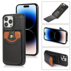 Soft Skin Wallet Bag Phone Case, For iPhone 14 Pro Max, For iPhone 14 Pro, For iPhone 14, For iPhone 14 Plus