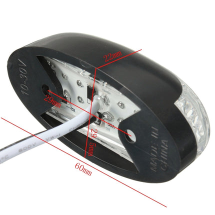 4 PCS MK-184 DC10-30V Truck Two-color Side Clearance Maker Light