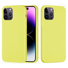 Solid Color Silicone Phone Case, For iPhone 14 Pro, For iPhone 14 Pro Max