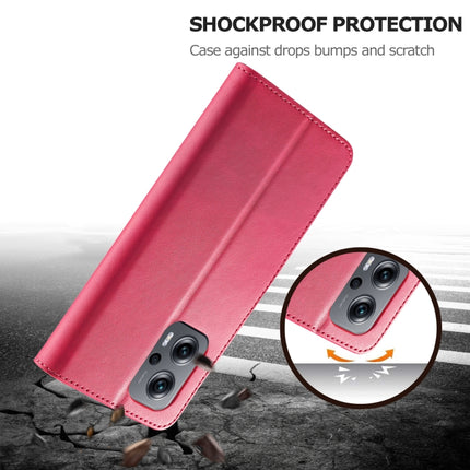 LC.IMEEKE Calf Texture Leather Phone Case, For Xiaomi Poco X4 GT 5G