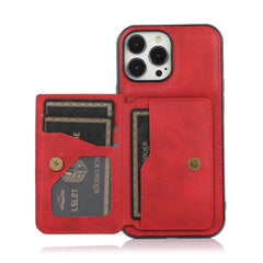 Calf Texture Magnetic Card Bag Case, For iPhone 14 Pro Max, For iPhone 14 Pro, For iPhone 14, For iPhone 14 Plus