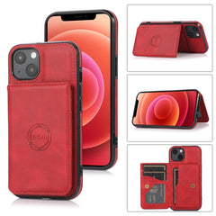 Calf Texture Magnetic Card Bag Case, For iPhone 14 Pro Max, For iPhone 14 Pro, For iPhone 14, For iPhone 14 Plus