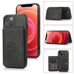 Calf Texture Magnetic Card Bag Case, For iPhone 14 Pro Max, For iPhone 14 Pro, For iPhone 14, For iPhone 14 Plus