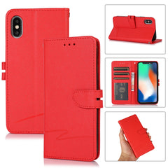 Cross Texture Horizontal Flip Leather Phone Case, For iPhone SE 2022 / SE 2020 / 8 / 7, For iPhone X/XS, For iPhone XR, For iPhone XS Max, For iPhone 11