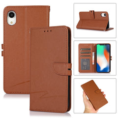 Cross Texture Horizontal Flip Leather Phone Case, For iPhone SE 2022 / SE 2020 / 8 / 7, For iPhone X/XS, For iPhone XR, For iPhone XS Max, For iPhone 11