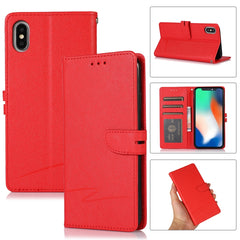 Cross Texture Horizontal Flip Leather Phone Case, For iPhone SE 2022 / SE 2020 / 8 / 7, For iPhone X/XS, For iPhone XR, For iPhone XS Max, For iPhone 11