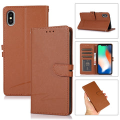 Cross Texture Horizontal Flip Leather Phone Case, For iPhone SE 2022 / SE 2020 / 8 / 7, For iPhone X/XS, For iPhone XR, For iPhone XS Max, For iPhone 11