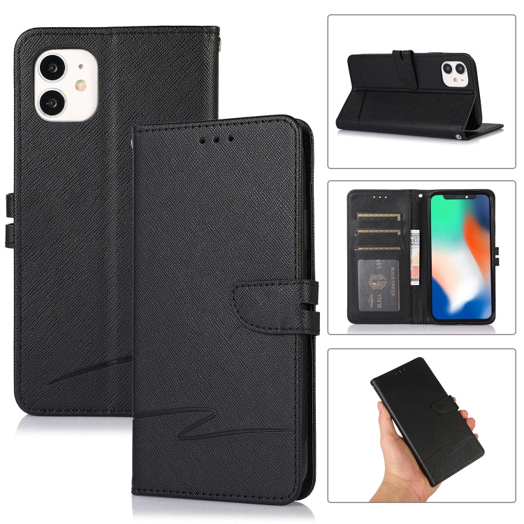 Cross Texture Horizontal Flip Leather Phone Case, For iPhone SE 2022 / SE 2020 / 8 / 7, For iPhone X/XS, For iPhone XR, For iPhone XS Max, For iPhone 11