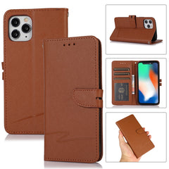 Cross Texture Horizontal Flip Leather Phone Case, For iPhone 11 Pro, For iPhone 11 Pro Max, For iPhone 12 mini, For iPhone 12, For iPhone 12 Pro