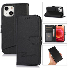 Cross Texture Horizontal Flip Leather Phone Case, For iPhone 12 Pro Max, For iPhone 13 mini, For iPhone 13, For iPhone 13 Pro, For iPhone 13 Pro Max