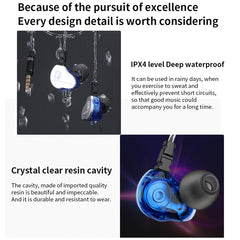 🔥 Introductory Offer QKZ F910 In-Ear Subwoofer Dual Dynamic Earphone