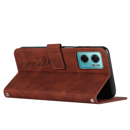 Skin Feel Heart Pattern Leather Phone Case with Lanyard, For Xiaomi Redmi Note 11E, For Xiaomi Mi 11 Lite, For Xiaomi 11T / 11T Pro, For Xiaomi Poco M3
