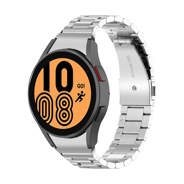 Three Strains Steel Watch Band, For Samsung Galaxy Watch 5 40mm, For Samsung Galaxy Watch 5 Pro 45mm