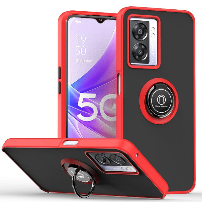 Q Shadow 1 Series TPU + PC Phone Case with Ring Holder, For OPPO A57 5G, For OPPO A74 4G, For OPPO Reno8 Pro+