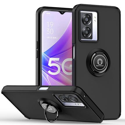 Q Shadow 1 Series TPU + PC Phone Case with Ring Holder, For OPPO A57 5G, For OPPO A74 4G, For OPPO Reno8 Pro+