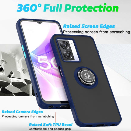 Q Shadow 1 Series TPU + PC Phone Case with Ring Holder, For OPPO A57 5G, For OPPO A74 4G, For OPPO Reno8 Pro+
