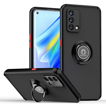 Q Shadow 1 Series TPU + PC Phone Case with Ring Holder, For OPPO A57 5G, For OPPO A74 4G, For OPPO Reno8 Pro+