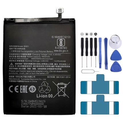 BN53 4820 mAh Li-Polymer Battery Replacement For Xiaomi Redmi Note 9 Pro 5G