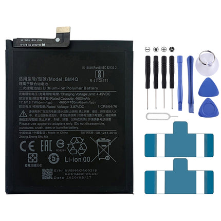 BN53 4820 mAh Li-Polymer Battery Replacement For Xiaomi Redmi Note 9 Pro 5G