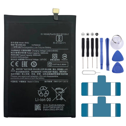 BN53 4820 mAh Li-Polymer Battery Replacement For Xiaomi Redmi Note 9 Pro 5G